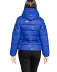 Desigual Padded Down Quilted Hooded Jacket Blue - Princess Attitude