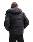 Desigual Textured Padded Puffer Jacket Black - Princess Attitude