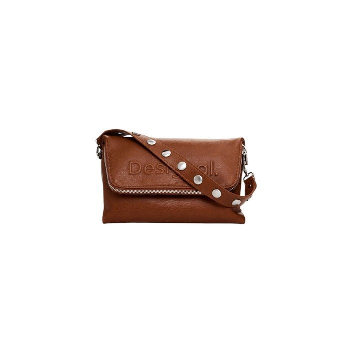 Desigual Venecia Half Logo Crossbody Bag Brown - Princess Attitude