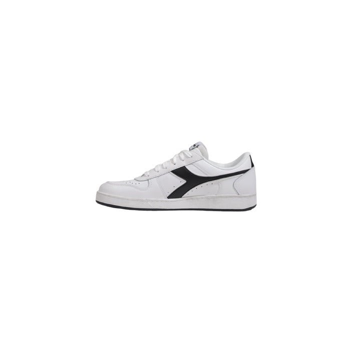 Diadora Magic Basket Low Icon Leather Trainers White - Princess Attitude