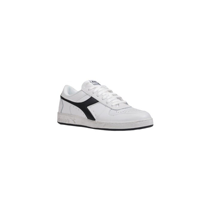 Diadora Magic Basket Low Icon Leather Trainers White - Princess Attitude