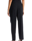 Toteme - Double Pleated Pinstripe Trousers