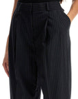 Toteme - Double Pleated Pinstripe Trousers