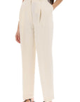 Toteme - Double-Pleated Viscose Trousers