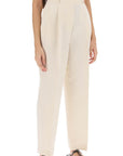 Toteme - Double-Pleated Viscose Trousers