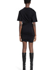 Mugler - Draped Pierced Day Dress