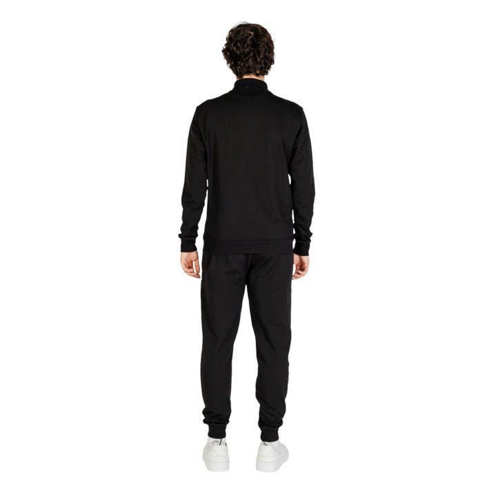 Ea7 Emporio Armani Core Identity Cotton Tracksuit Black - Princess Attitude