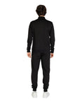 Ea7 Emporio Armani Core Identity Cotton Tracksuit Black - Princess Attitude