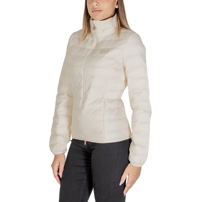 Ea7 Emporio Armani Core Lady Packable Hooded Jacket White - Princess Attitude