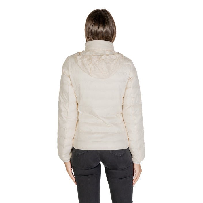 Ea7 Emporio Armani Core Lady Packable Hooded Jacket White - Princess Attitude