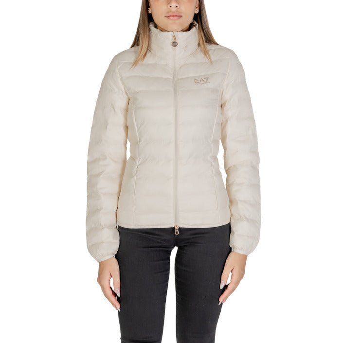 Ea7 Emporio Armani Core Lady Packable Hooded Jacket White - Princess Attitude