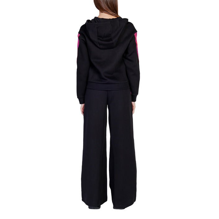 Ea7 Emporio Armani Cotton Blend Interlock Tracksuit Black - Princess Attitude