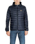 Ea7 Emporio Armani Hooded Puffer Down Jacket Navy - Princess Attitude