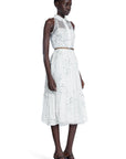 Prada - Embroidered Organza Dress