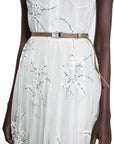 Prada - Embroidered Organza Dress