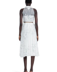 Prada - Embroidered Organza Dress