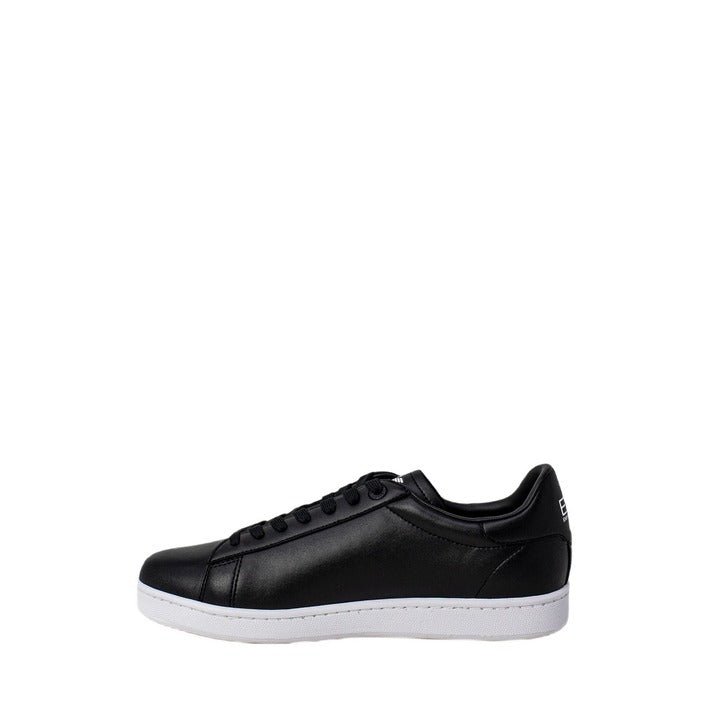 Emporio Armani Ea7 Classic Logo Low Top Sneakers Black - Princess Attitude