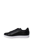 Emporio Armani Ea7 Classic Logo Low Top Sneakers Black - Princess Attitude