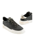 Emporio Armani Ea7 Gold Star Sneakers Black - Princess Attitude