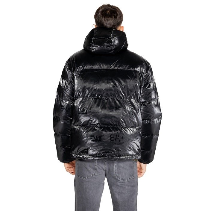 Emporio Armani Ea7 Padded Bomber Jacket With Side Pockets Black - Princess Attitude