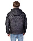 Emporio Armani Ea7 Winter Hooded Padded Jacket Black - Princess Attitude