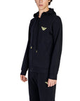 Emporio Armani Iconic Terry Hooded Sweatshirt Black - Princess Attitude