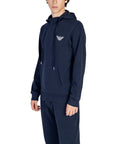 Emporio Armani Iconic Terry Hooded Sweatshirt Navy - Princess Attitude