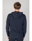 Emporio Armani Iconic Terry Zip Up Hooded Sweater Blue - Princess Attitude