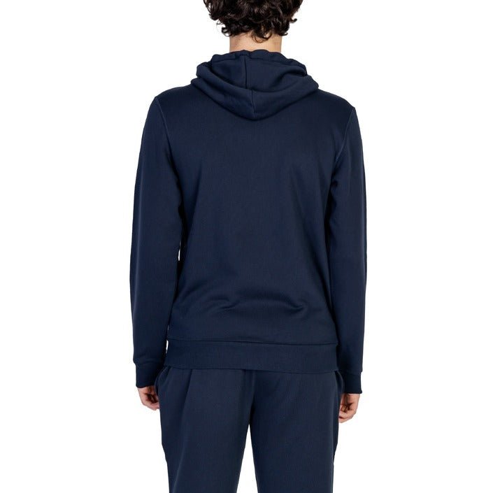 Emporio Armani Iconic Zip Up Hooded Sweatshirt Navy - Princess Attitude