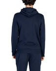 Emporio Armani Iconic Zip Up Hooded Sweatshirt Navy - Princess Attitude