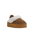 Emu Australia Hartz Chestnut Platform Slippers - Princess Attitude