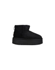 Emu Australia Stinger Micro Flatform Boots Black - Princess Attitude