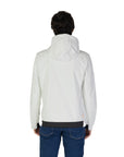 Suns Appio Nylon Laminated Mélange Jersey Jacket White