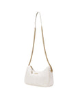 Liu Jo Monogram Chain Shoulder Bag White