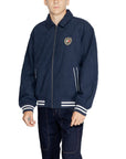 Tommy Hilfiger Jeans Relaxed Corduroy Letterman Jacket Blue