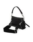 Coccinelle Hyle Small Leather Shoulder Bag Black