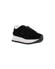 Calvin Klein Suede Leather Trainer Sneakers Black