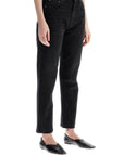 Toteme - Faded Black Organic Cotton Jeans With Twisted Seams