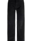 Toteme - Faded Black Organic Cotton Jeans With Twisted Seams