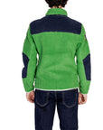 Napapijri Yupik Colour Block Teddy Fleece Jacket Green