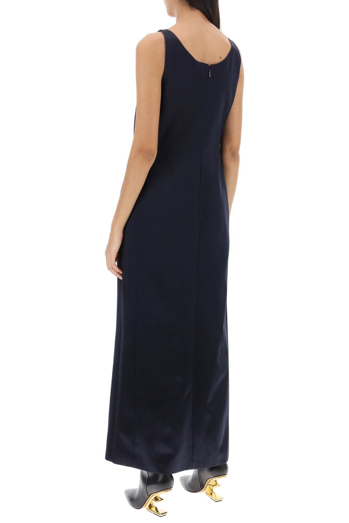 Fendi - Draped Duchess Satin Dress - Princess Attitude