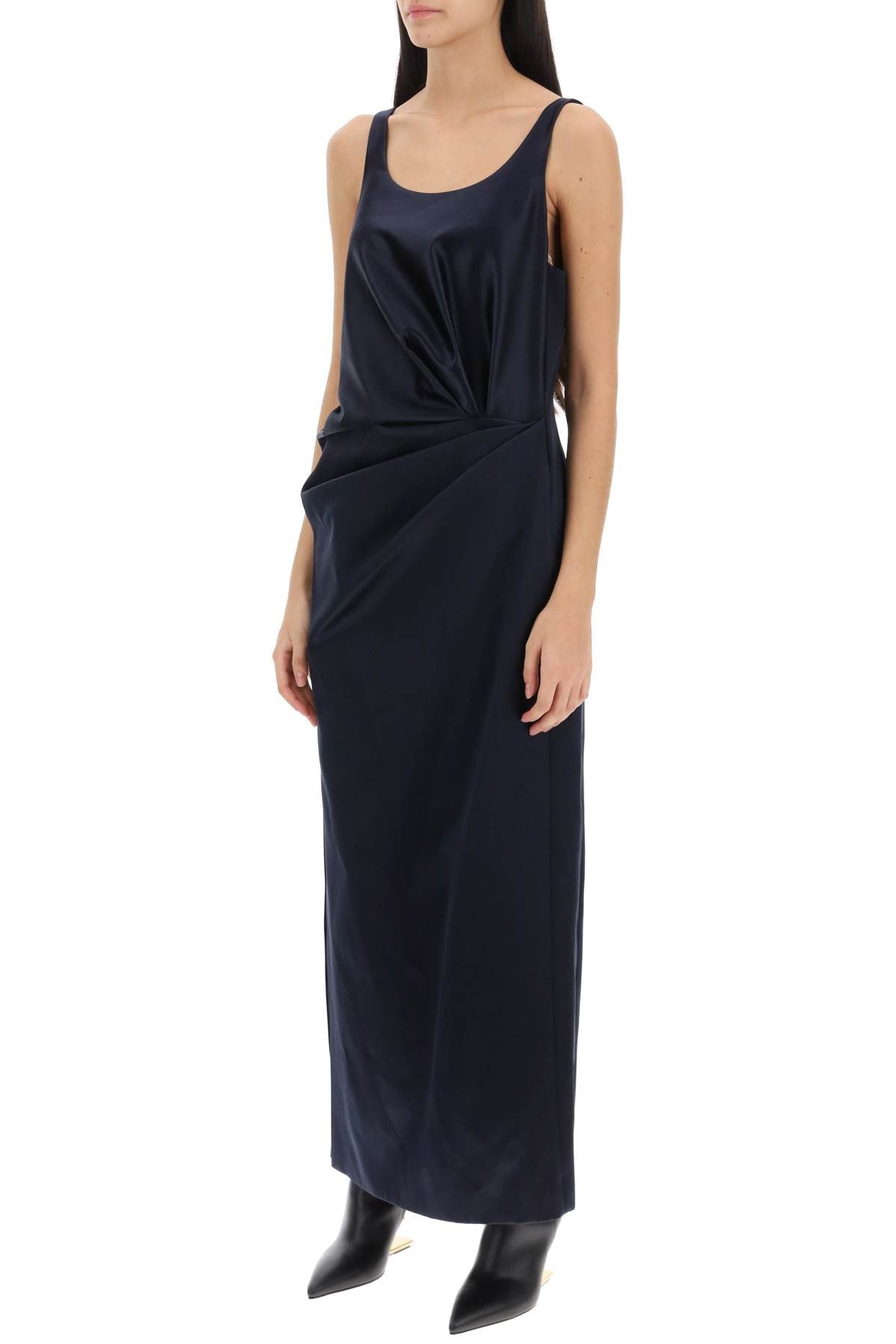 Fendi - Draped Duchess Satin Dress - Princess Attitude