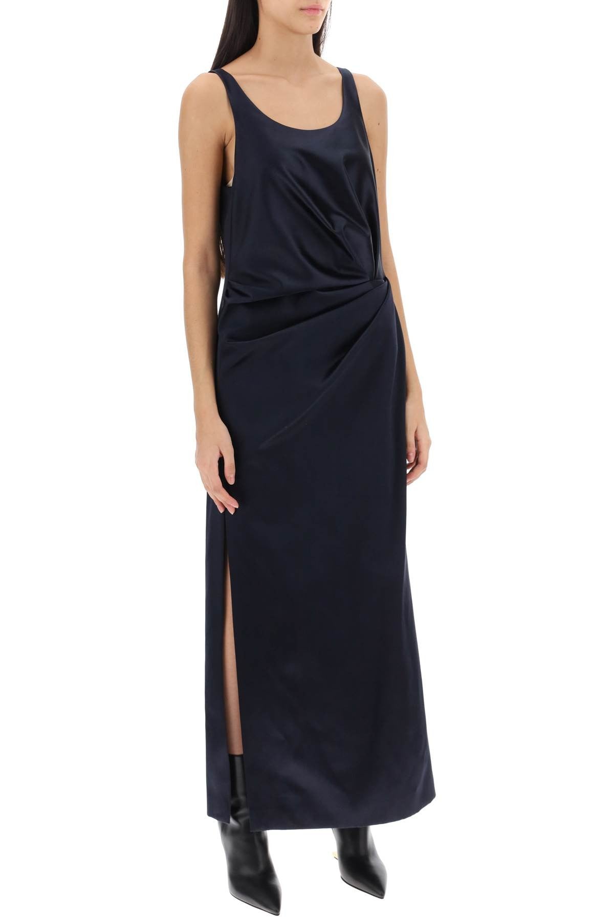 Fendi - Draped Duchess Satin Dress - Princess Attitude