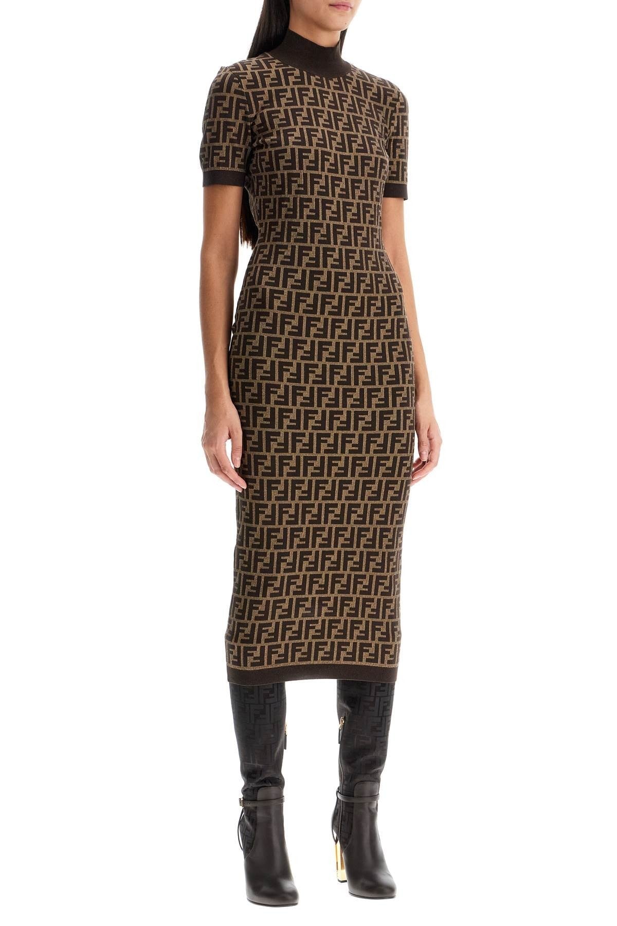 Fendi - 'Knit Midi Dress With Ff - Princess Attitude