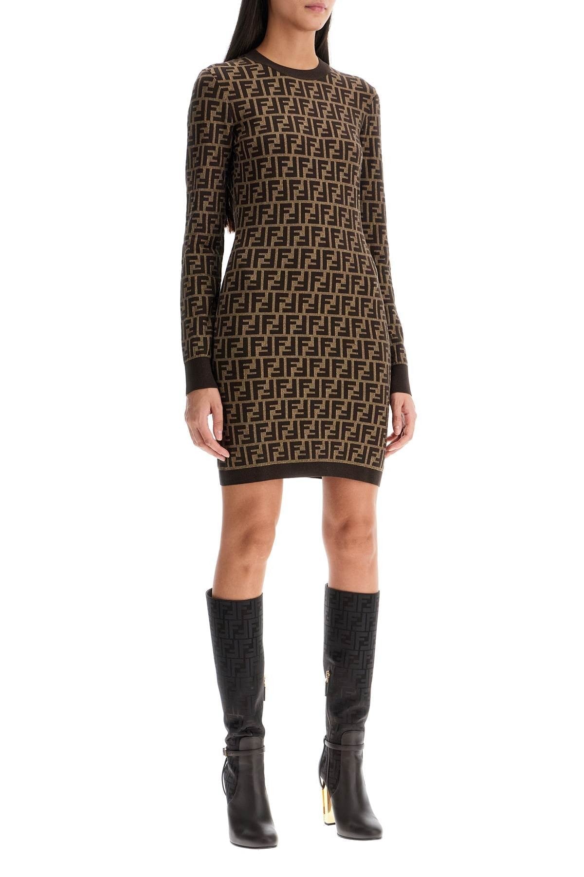 Fendi - Knitted Ff Mini Dress - Princess Attitude