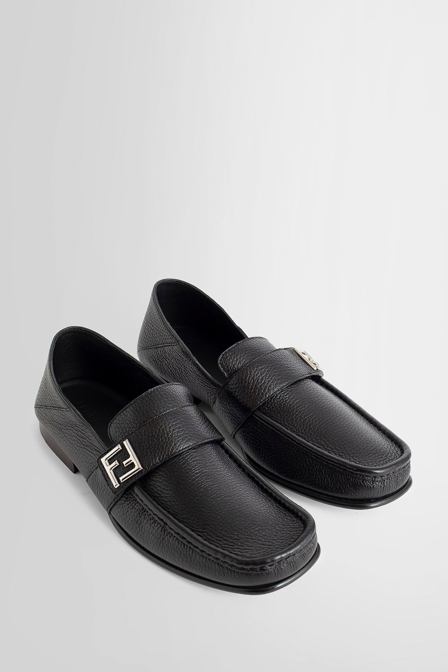 Fendi - Leather Ff Loafers - Princess Attitude