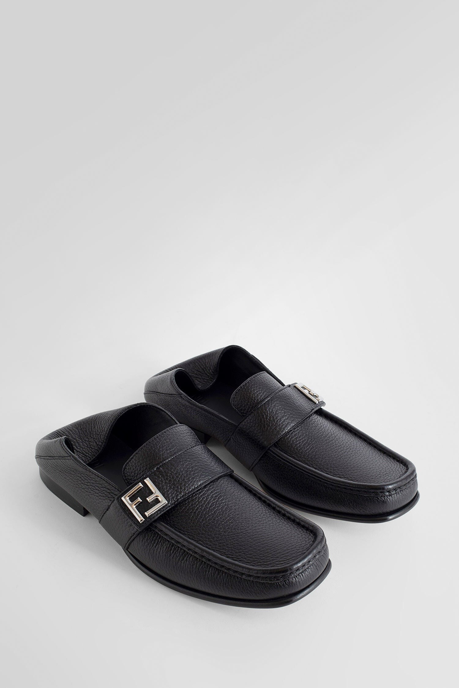 Fendi - Leather Ff Loafers - Princess Attitude