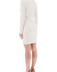 Fendi - Mini Dress In Jacquard Knit With Ff Monogram - Princess Attitude