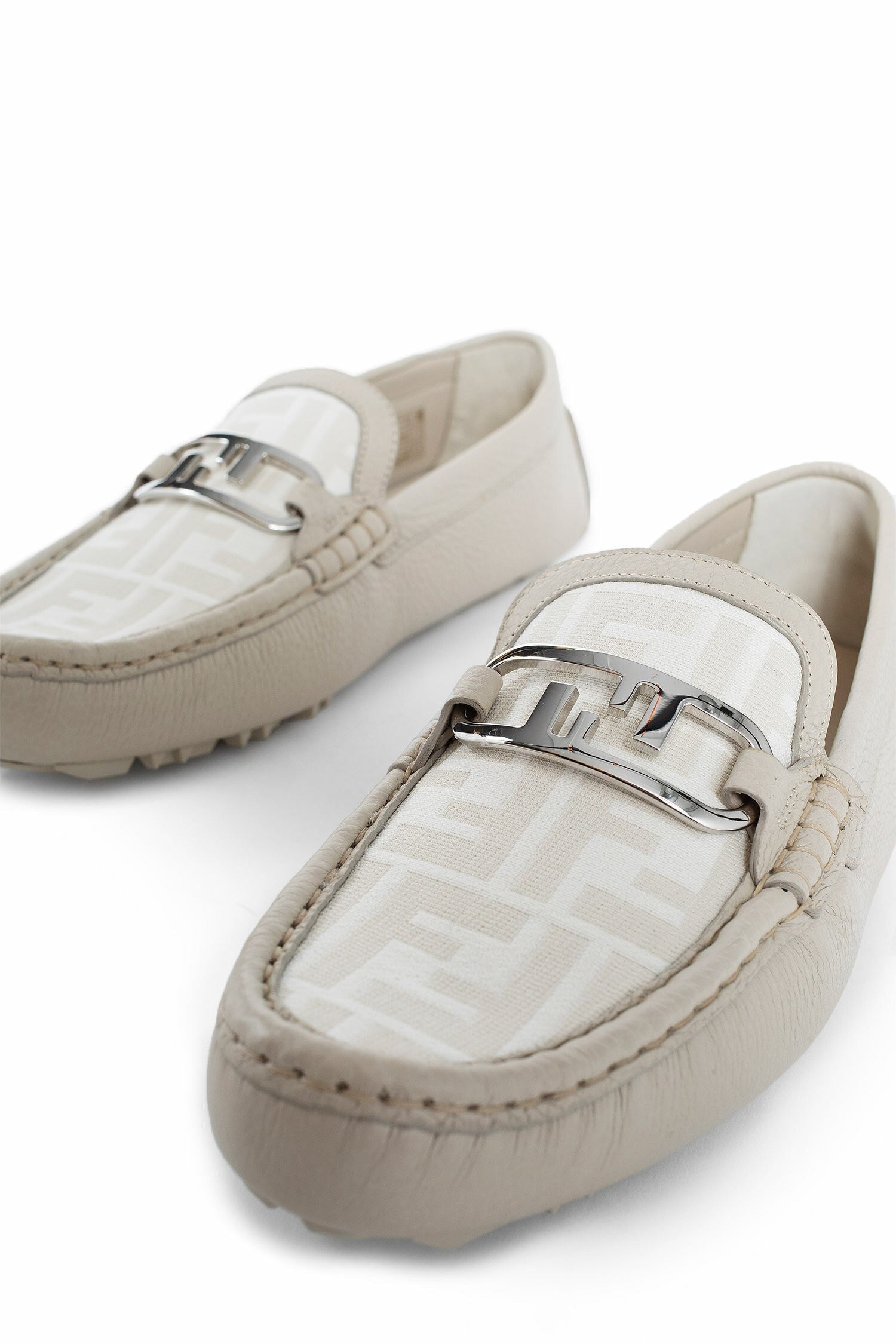 Fendi - O Lock Driving Loafers - Princess Attitude