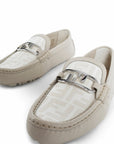 Fendi - O Lock Driving Loafers - Princess Attitude